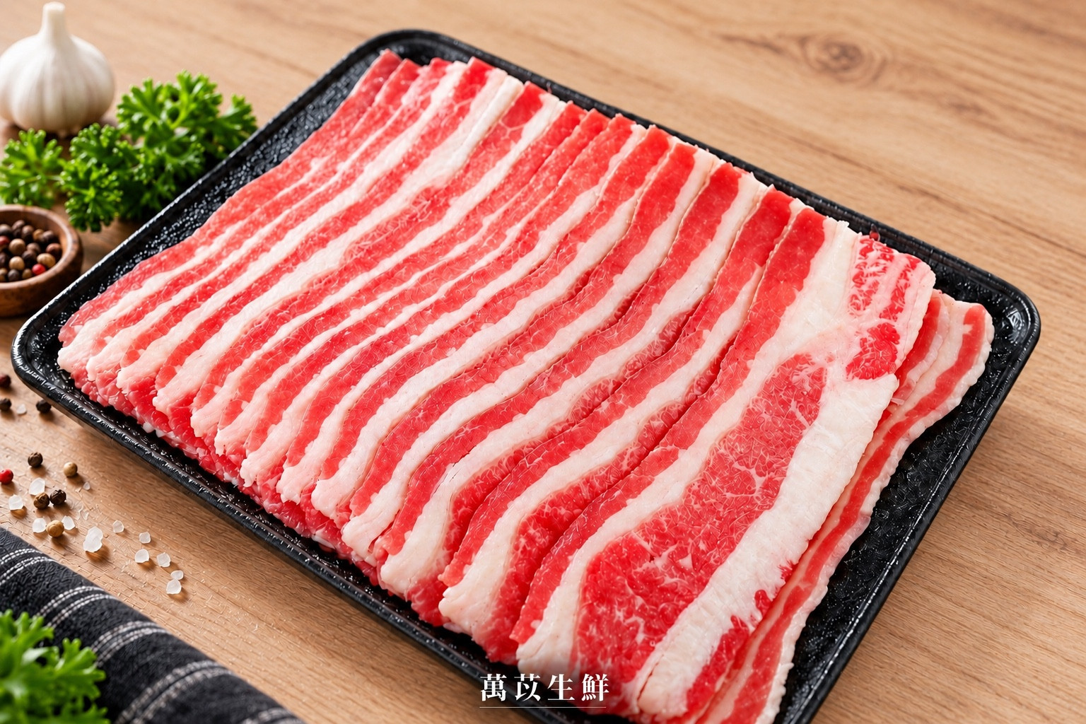 美國牛五花肉片實拍
